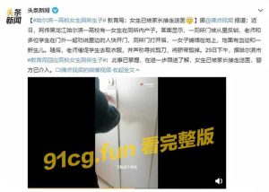 国产新闻 哈尔滨职校女生厕所产子 震惊社会