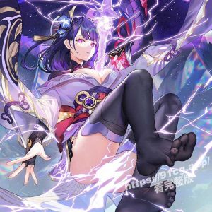 国产独家!!绝美COSER化身原神【雷电将军】抠逼自慰充满幻想!!