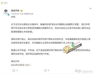 高合汽车摄像头事件～女车主车内自慰遭偷拍