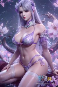 收藏级AI美图系列！国漫斗破苍穹小医仙！你的专属玩物～