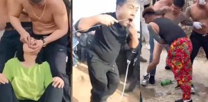 辽宁营口大型自残表演 场面低俗血腥 看得人胃里翻江倒海