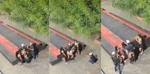 欧美二男三女公园深夜狂欢！激情场面被监控拍下震撼流出