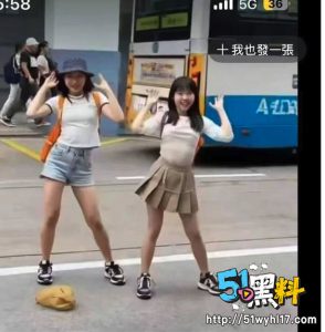 两女子澳门马路直播跳舞 大客车不避让撞倒一人 网友评论活该