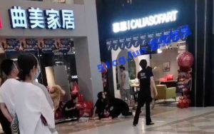 大连曲美家居老板娘被杀事件 杀人者当场被铐走