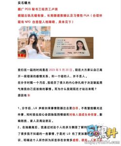 腾讯PCG秘书卢琪 长期偷情PUA男友无缝衔接 前任怒做PPT曝光其行为～